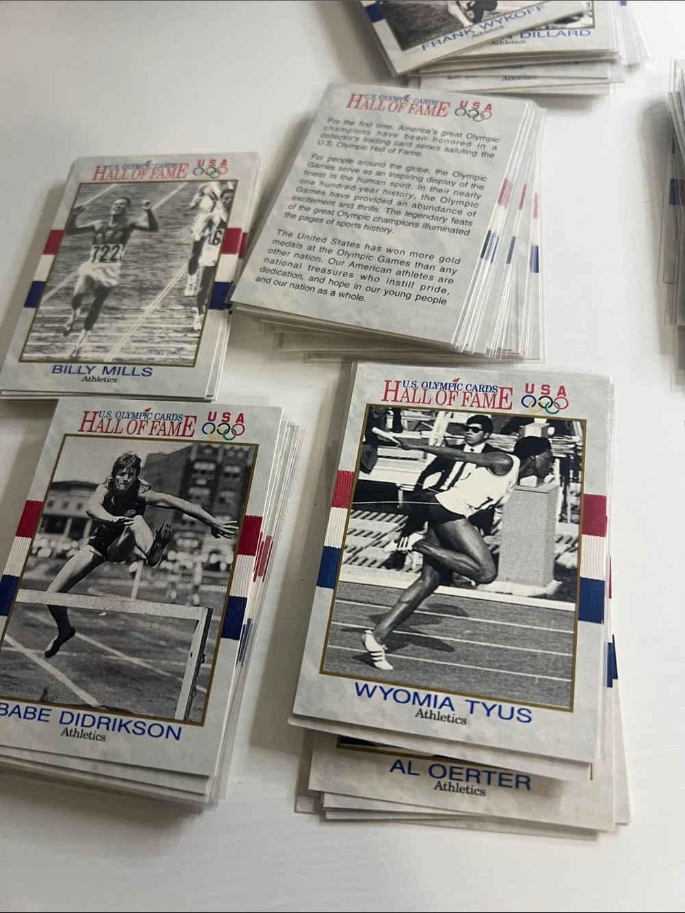 US Olympic Hall of Fame Athletics Trading Card Lot of 20